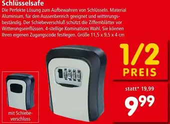 Interspar Schlüsselsafe 11,5 x 9,5 x 4 cm Angebot