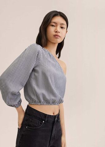 Mango Bluse mit vichy-karomuster Angebot