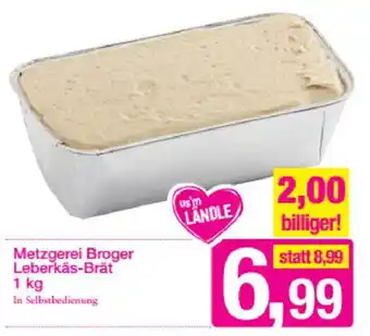 Sutterlüty Metzgerei Broger Leberkäs Brät 1 Kg Angebot