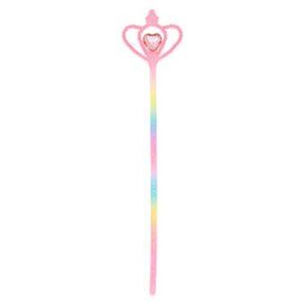 Claire's Claire's club glitter heart wand - rainbow Angebot