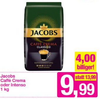 Sutterlüty Jacobs Caffé Crema Oder Intenso 1 Kg Angebot