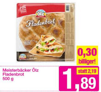 Sutterlüty Meisterbäcker Ölz Fladenbrot 500 g Angebot