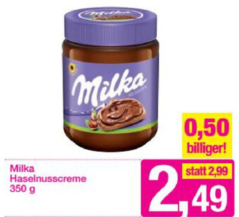 Sutterlüty Milka Haselnusscreme 350 g Angebot