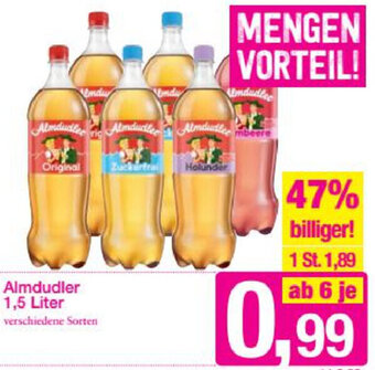 Sutterlüty Almdudler 1,5 Liter Angebot