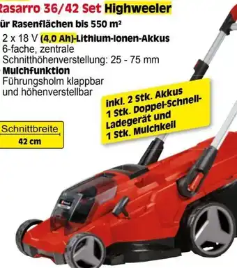 Zgonc Rasenflächen Rasarro 36/42 Set Angebot