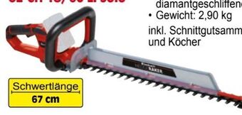 Zgonc Akku-Heckenschere GE-CH 18-60 Li Solo Angebot