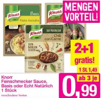 Sutterlüty Knorr feinschmecker Sauce,Basis Oder Echt Natürlich Angebot