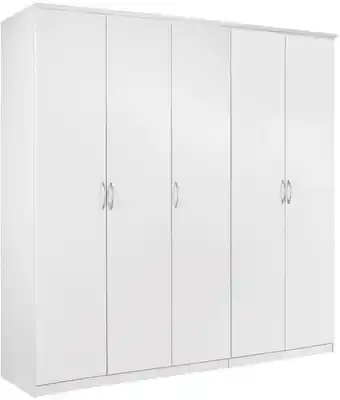 Möbelix Drehtürenschrank 226cm Lemgo, Alpinweiß Dekor Angebot