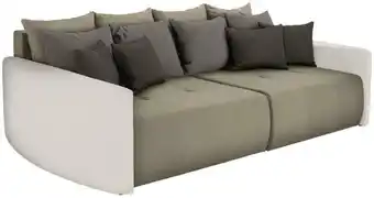 Möbelix Megasofa mit Schlaffunktion, Bettkasten und Kissen Havanna Angebot