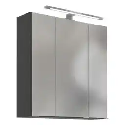 Möbelix Spiegelschrank Arezzo mit Led 3-Türig BxHxT: 60x64x20 cm Angebot