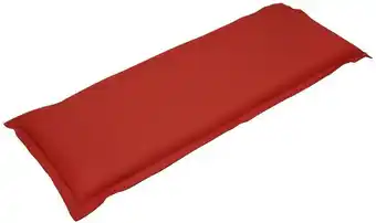 Möbelix Auflage für Gartenbank Premium 120x45cm Rot Angebot