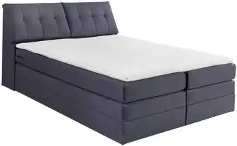 Möbelix Boxspringbett mit Bettkasten + Topper 180x200cm Space 2 Angebot