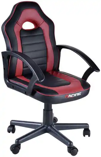 Möbelix Gaming Stuhl Racing Alpha mit Armstützen, Rot/Schwarz Angebot