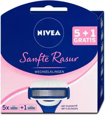 dm Nivea Sanfte Rasur Wechselklingen Angebot