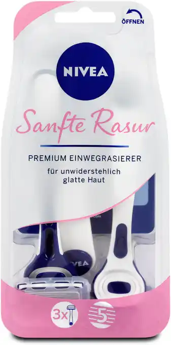 dm Nivea Sanfte Rasur Premium Einwegrasierer Angebot