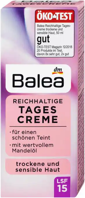 dm Balea Reichhaltige Tagescreme Angebot
