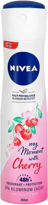 dm Nivea Deodorant My Moment With Cherry Angebot
