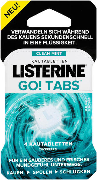 dm Listerine Go! Tabs Kautabletten Angebot