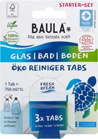 dm Biobaula Starter-Set Öko-Reiniger-Tabs für Glas, Bad und Boden Angebot