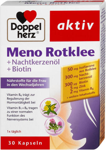 dm Doppelherz aktiv Meno Rotklee Kapseln Angebot