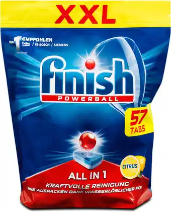 dm finish Powerball All In 1 Geschirrspülreiniger Citrus Angebot