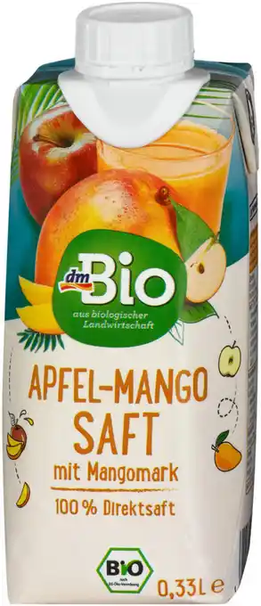 dm dmBio Apfel-Mango Saft Angebot