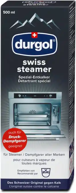 dm durgol swiss steamer Spezial-Entkalker für Dampfgarer aller Marken Angebot