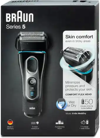dm Braun elektrischer Rasierer Series 5 Wet & Dry Angebot