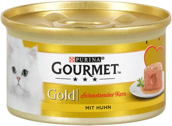 dm Purina Gourmet Gold Katzenfutter schmelzender Kern mit Huhn Angebot