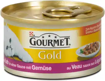 dm Gourmet Gold Katzenfutter mit Kalb in Sauce mit Gemüse Angebot