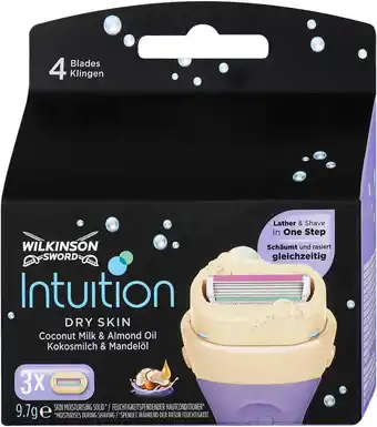 dm Wilkinson Sword Intuition Dry Skin Rasierklingen Angebot