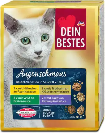 dm Dein Bestes Augenschmaus Katzenfutter Beutel-Variation in Sauce Angebot