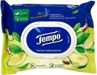 dm Tempo Feuchte Toilettentücher Avocado & Shea Butter Angebot
