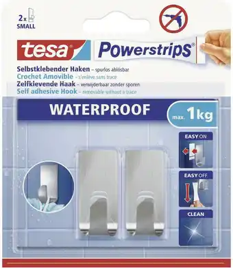 Möbelix Klebehaken Powerstrips Edelstahl Wasserfest, 2er-Set Angebot