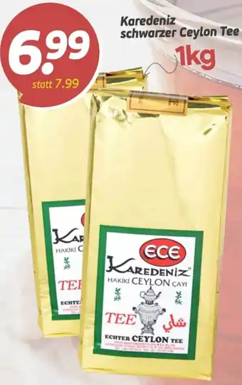 ETSAN Karedeniz Schwarzer Ceylon Tee 1 kg Angebot
