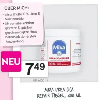 Bipa Mixa Urea Cica Repair Tiegel 400 ml Angebot