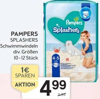 Bipa Pampers Splashers Schwimmwindeln Angebot