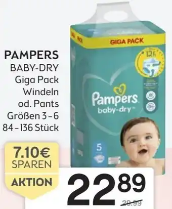 Bipa Pampers Baby Dry Giga Pack Windeln Angebot