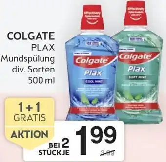 Bipa Colgate Plax Mundspülung 500 ml Angebot