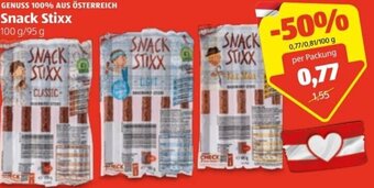 Hofer Snack Stixx 100 g/95 g Angebot