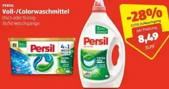 Hofer Voll-/Colorwaschmittel 35/50 WC Angebot