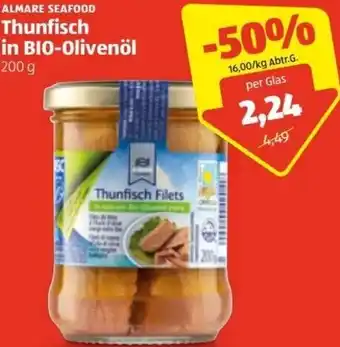 Hofer Thunfisch in Bio-Olivenöl 200 g Angebot
