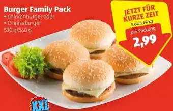 Hofer Burger Family Pack 530 g/540 g Angebot