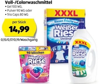 Hofer Voll-/Colorwaschmittel Angebot