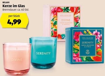 Hofer Kerze im Glas Angebot