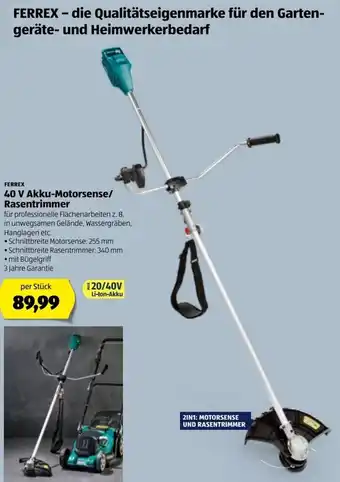 Hofer 40 V Akku-Motorsense/Rasentrimmer Angebot