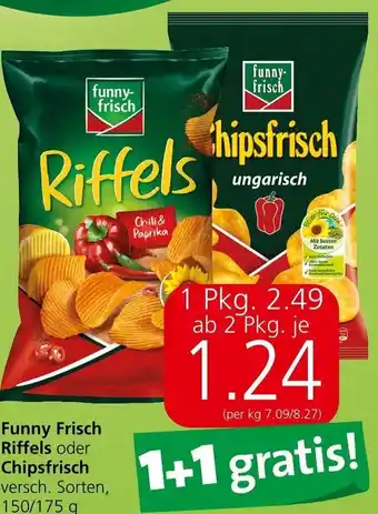 Spar Riffels oder Chipsfrisch 150/175 g Angebot