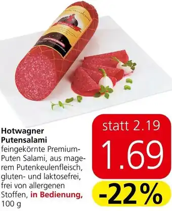 Spar Putensalami 100 g Angebot