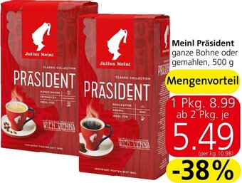 Spar Meinl Präsident 500 g Angebot