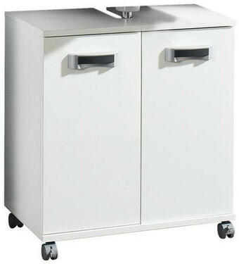 Möbelix Waschbeckenunterschrank Cadiz B: 59,8 cm Perlweiß Angebot